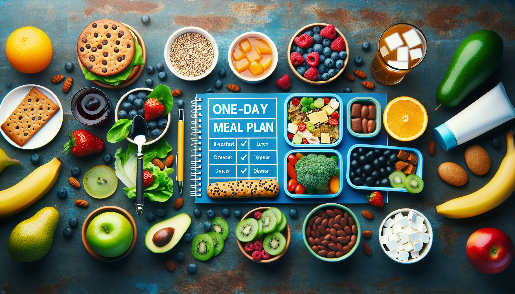 당뇨를 관리하는 1일 식단 예시