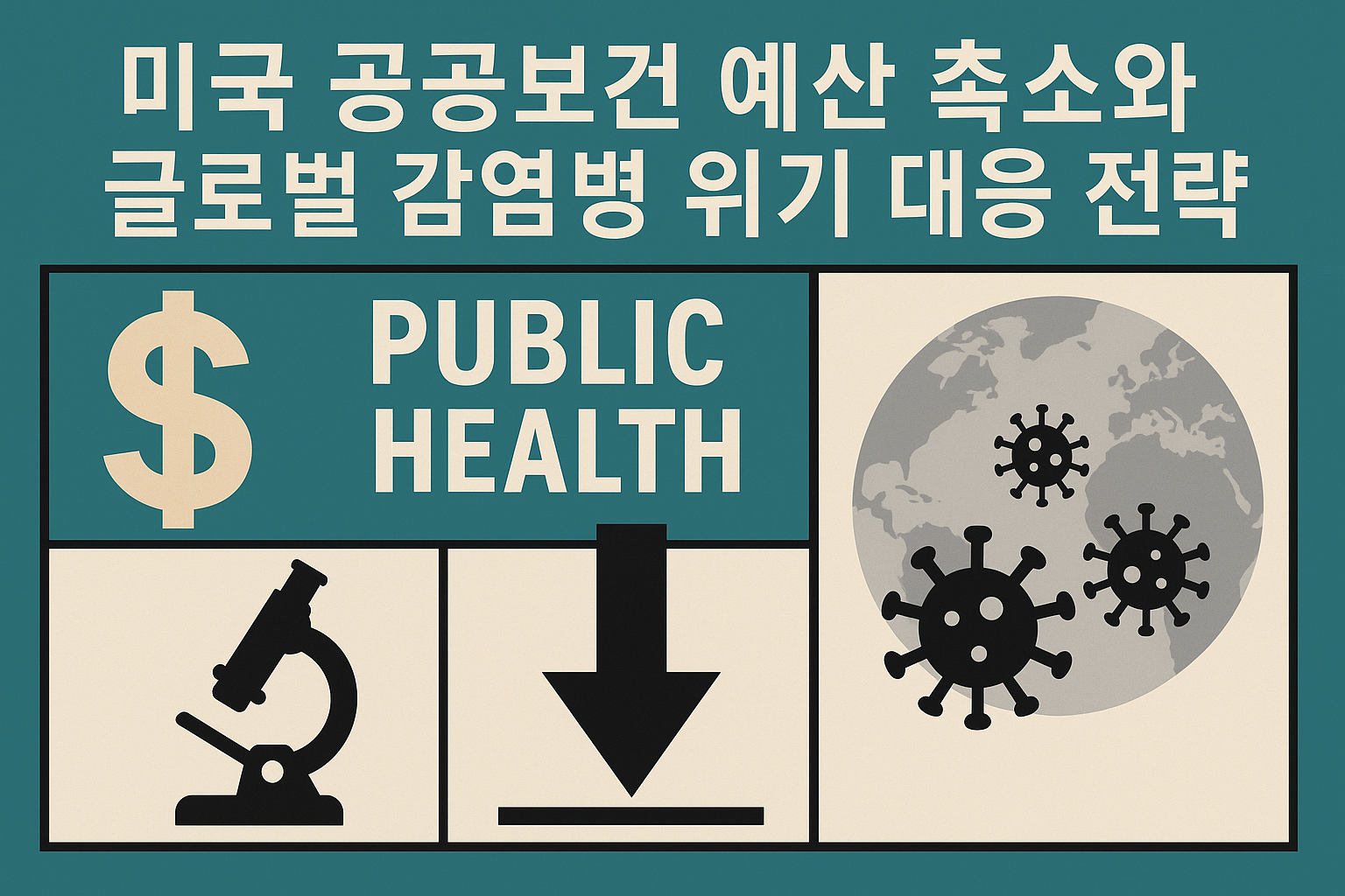 미국 공공보건 예산 축소와 글로벌 감염병 위기 대응 전략