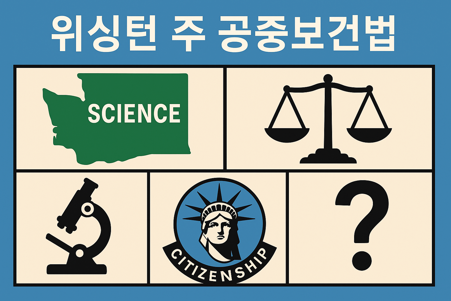 워싱턴 주 공중보건법 과학근거 시민권 논란