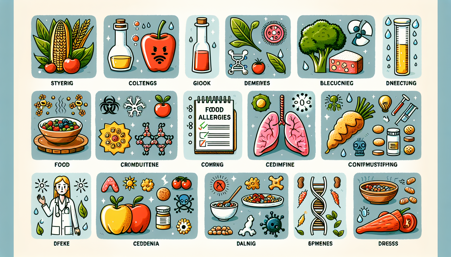 음식 알레르기 증상 예방법 알레르기 유발 식품 안내