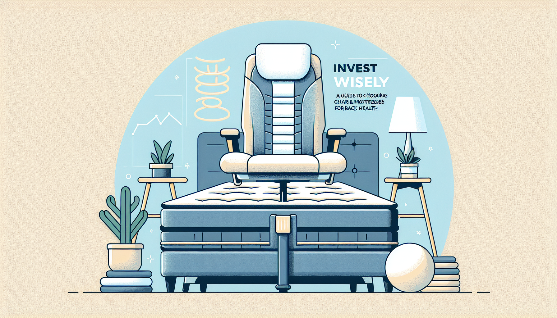 허리 건강을 위한 의자와 매트리스 선택 가이드 올바르게 투자하세요