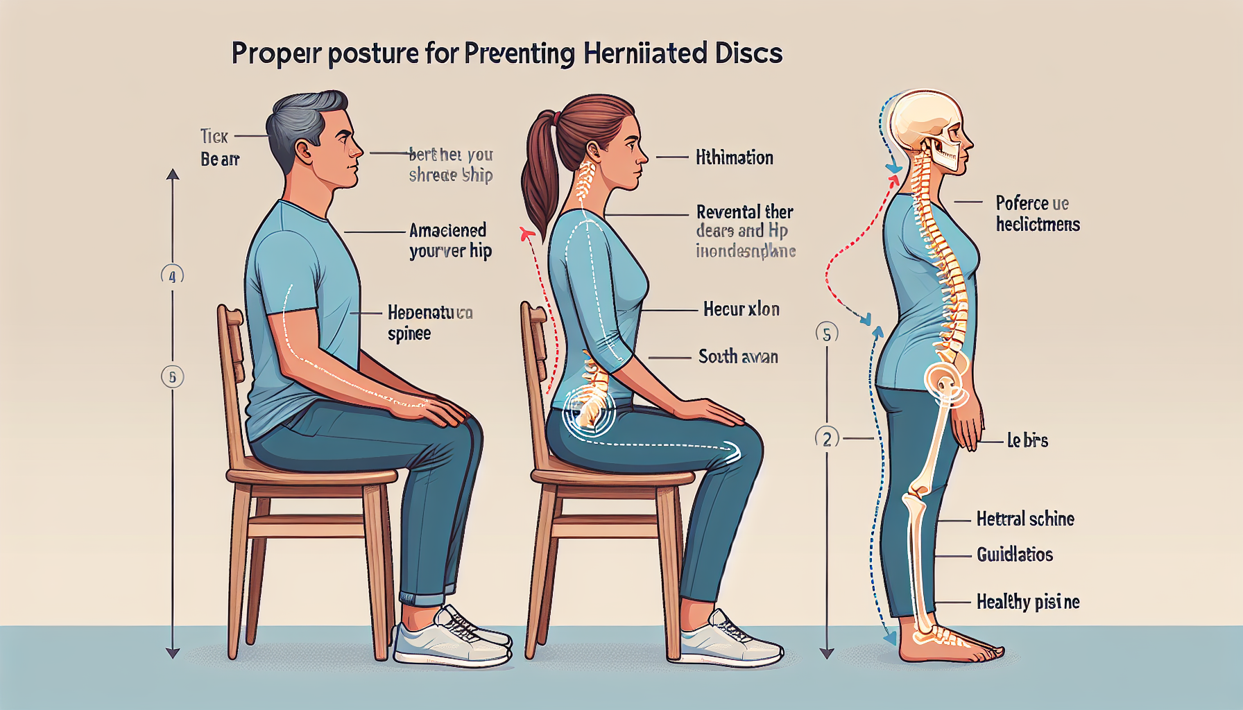 허리디스크 예방을 위한 바른 자세 유지법 건강한 척추를 위한 필수 지침