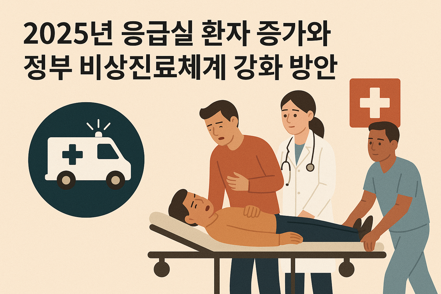 2025년 응급실 환자 증가와 정부 비상진료체계 강화 방안