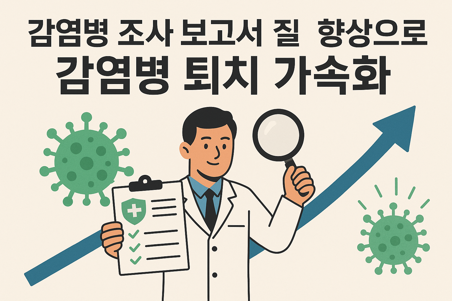 감염병 조사 보고서 질 향상으로 감염병 퇴치 가속화