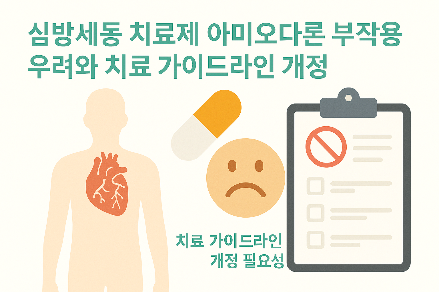 심방세동 치료제 아미오다론 부작용 우려와 치료 가이드라인 개정 필요성