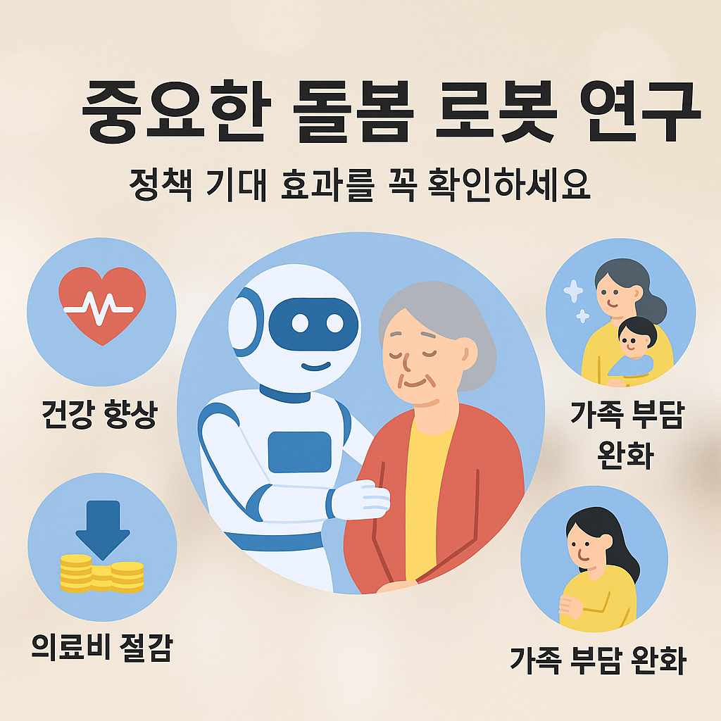 중요한 돌봄 로봇 연구, 정책 기대 효과를 꼭 확인하세요