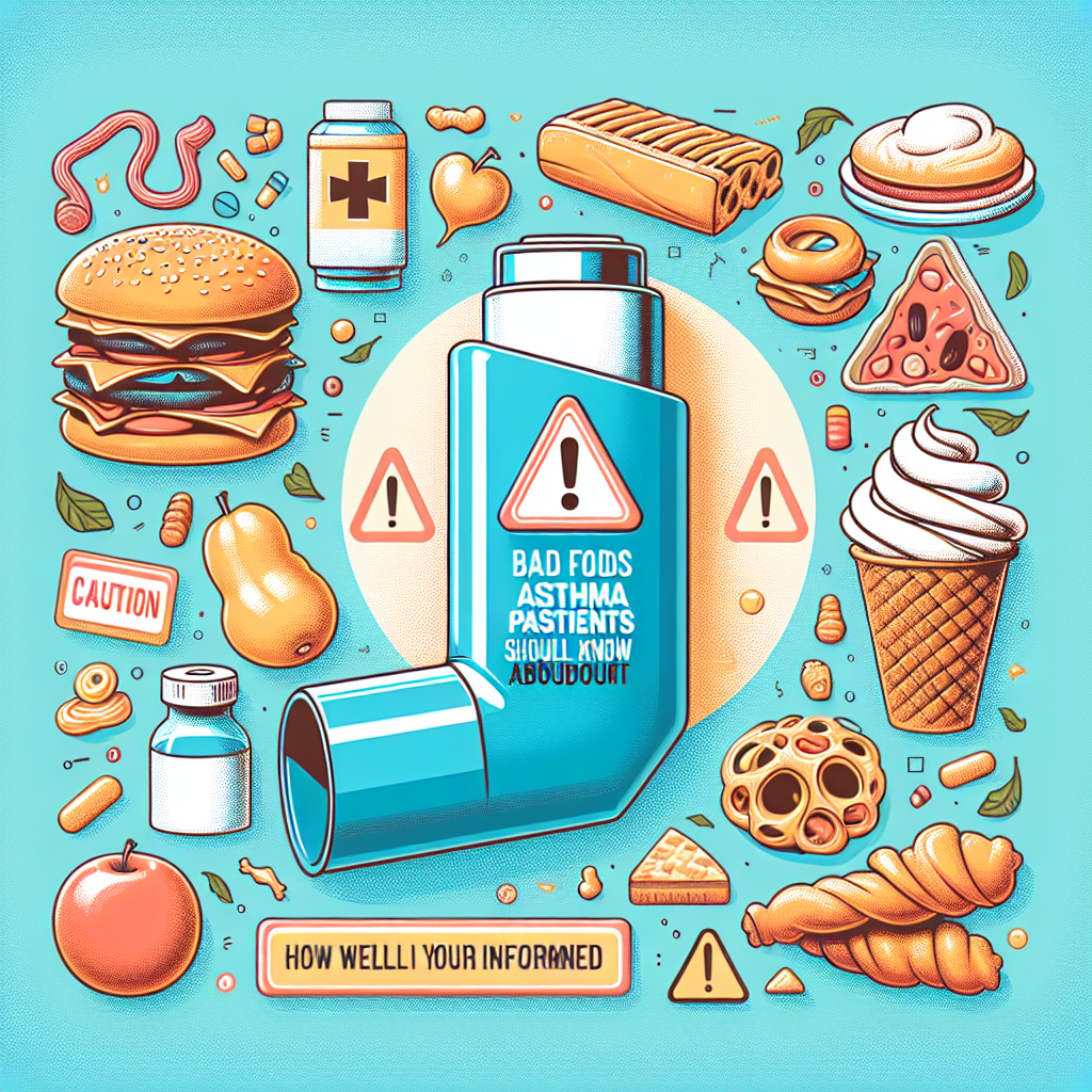 천식 환자라면 꼭 알아야 할 나쁜 음식, 당신은 얼마나 알고 있나요?