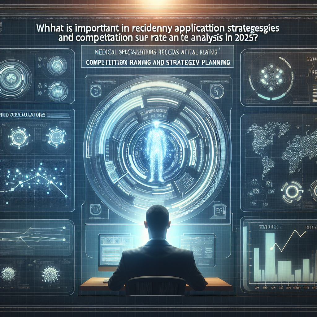 2025년 전공의 지원 전략과 경쟁률 분석은 무엇이 중요한가