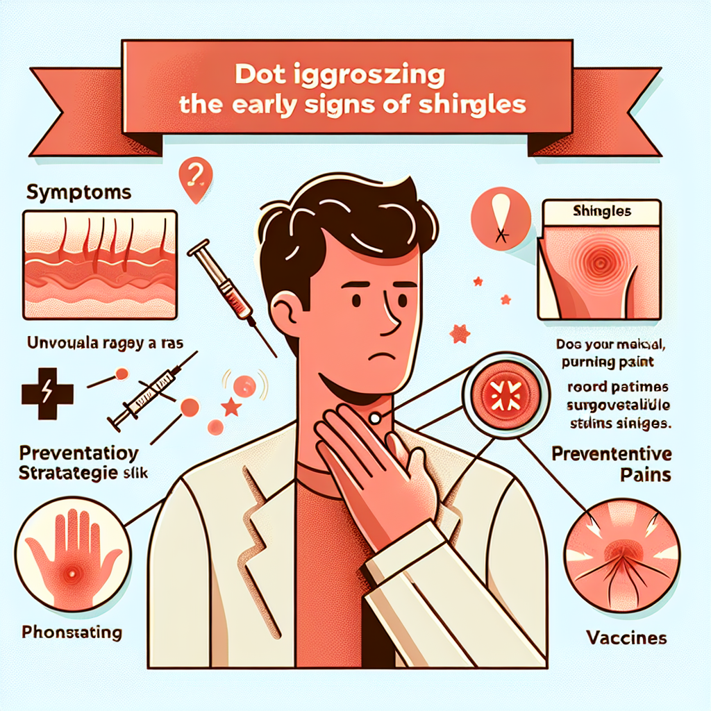 대상포진 초기 증상 무심코 넘기지 마세요! 핵심 징후와 예방 전략