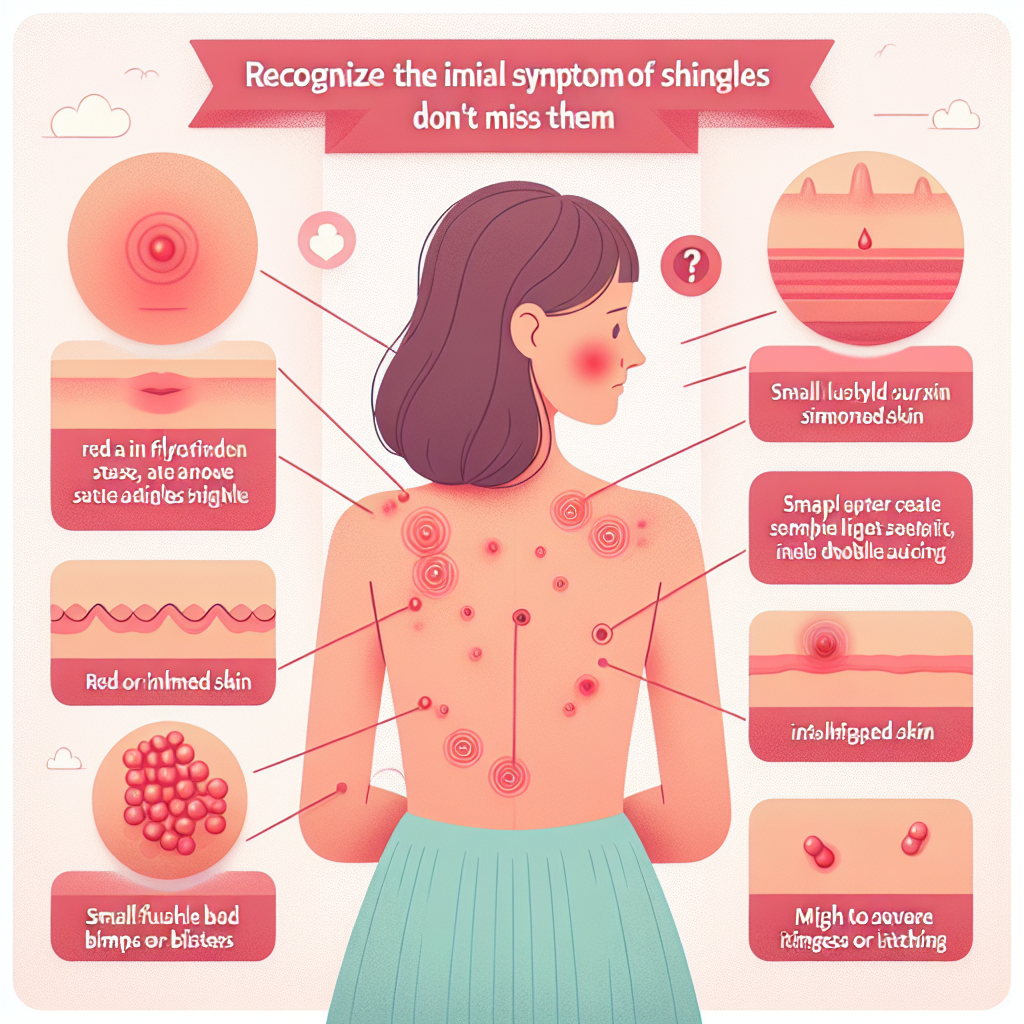 대상포진 초기 증상 알아보기 놓치지 마세요