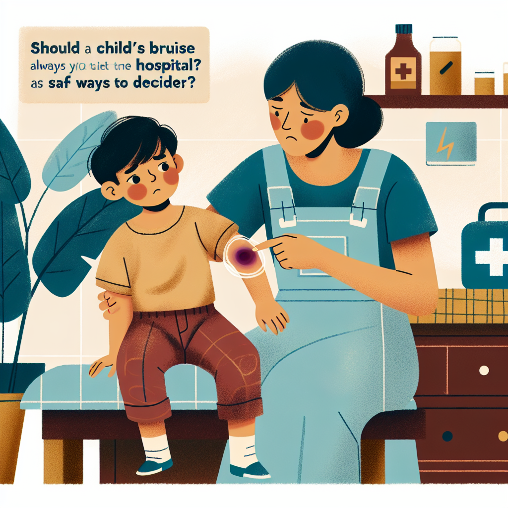 어린이 찰과상 무조건 병원 가야 할까? 안전한 선택법을 알려드립니다