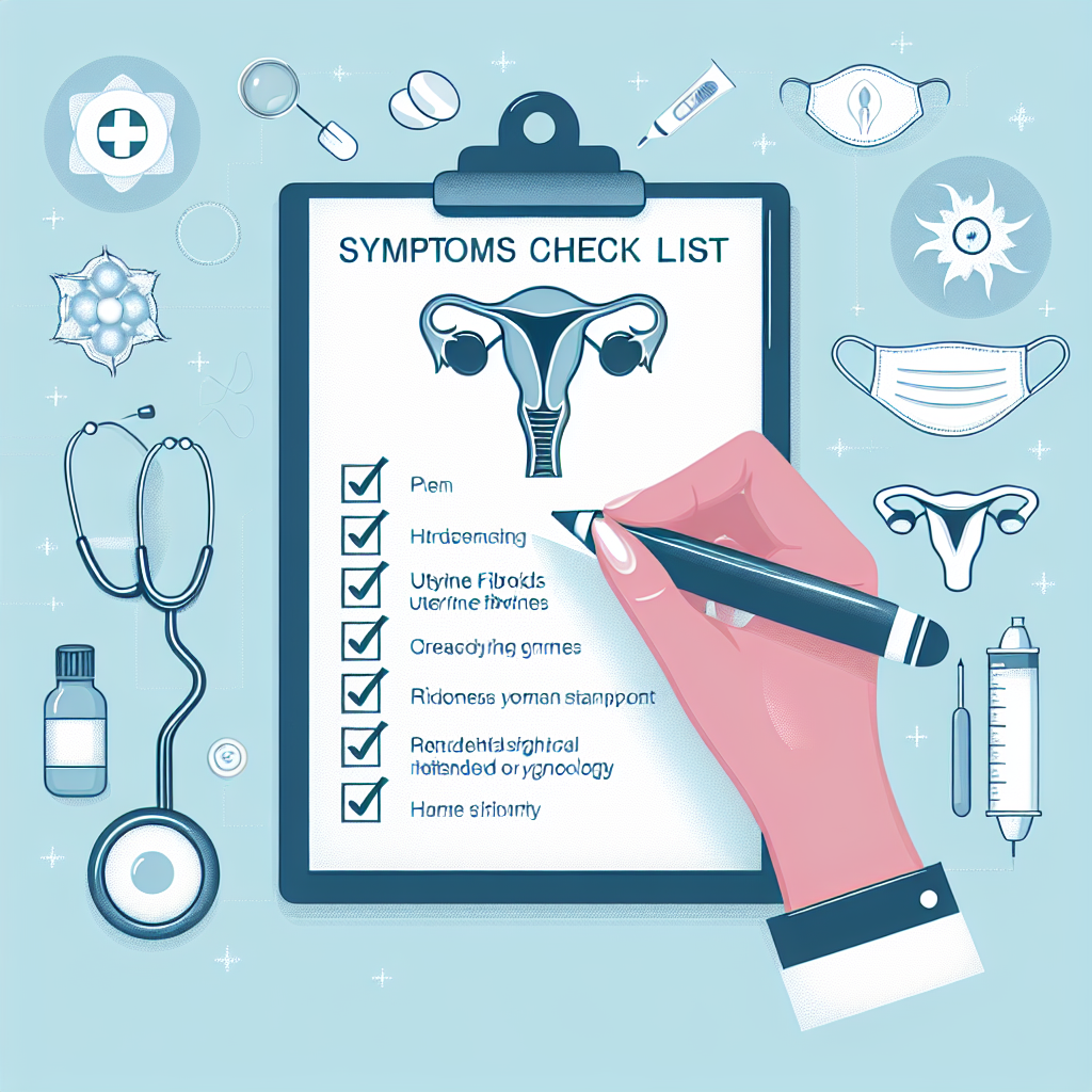 자궁근종 증상 체크리스트, 꼭 검사해야 할 신호일까요