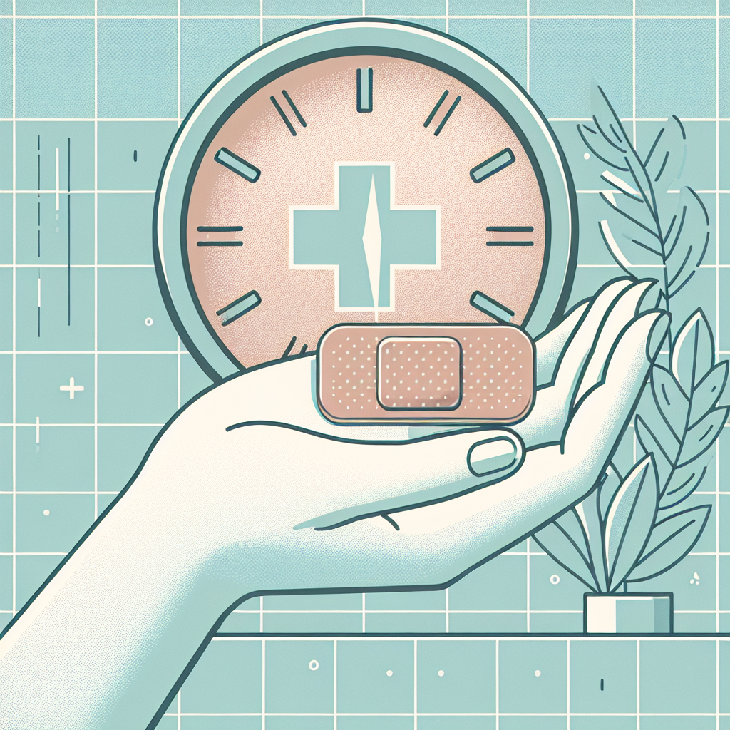 찰과상 습윤밴드 붙이는 타이밍이 정말 중요할까?