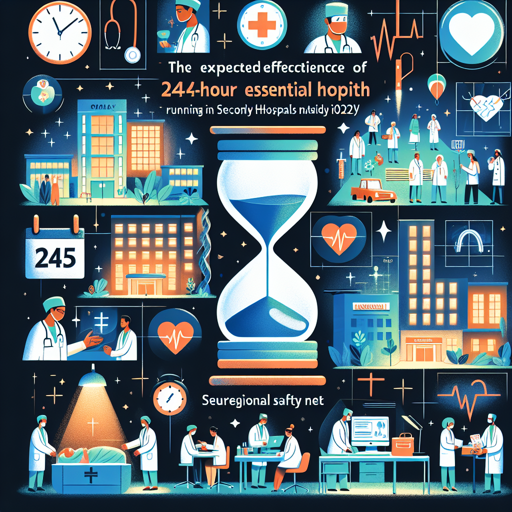 2025년 전국 30개 2차 병원 24시간 필수 의료 시범사업, 지역 안전망 확보에 얼마만큼의 효과를 기대할까