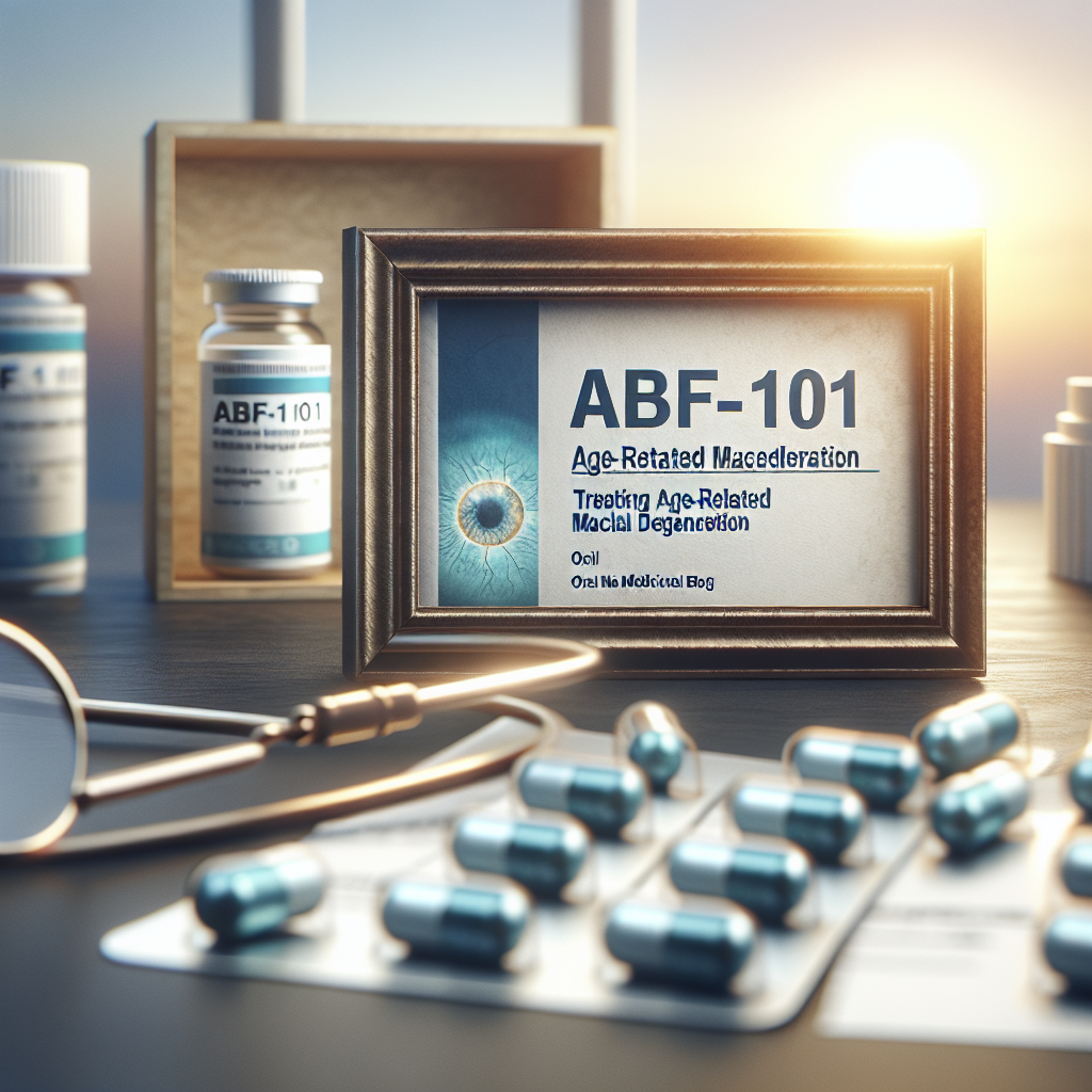 경구용 황반변성 치료제 ABF-101 임상 1상 신청, 기대할 만한가요?