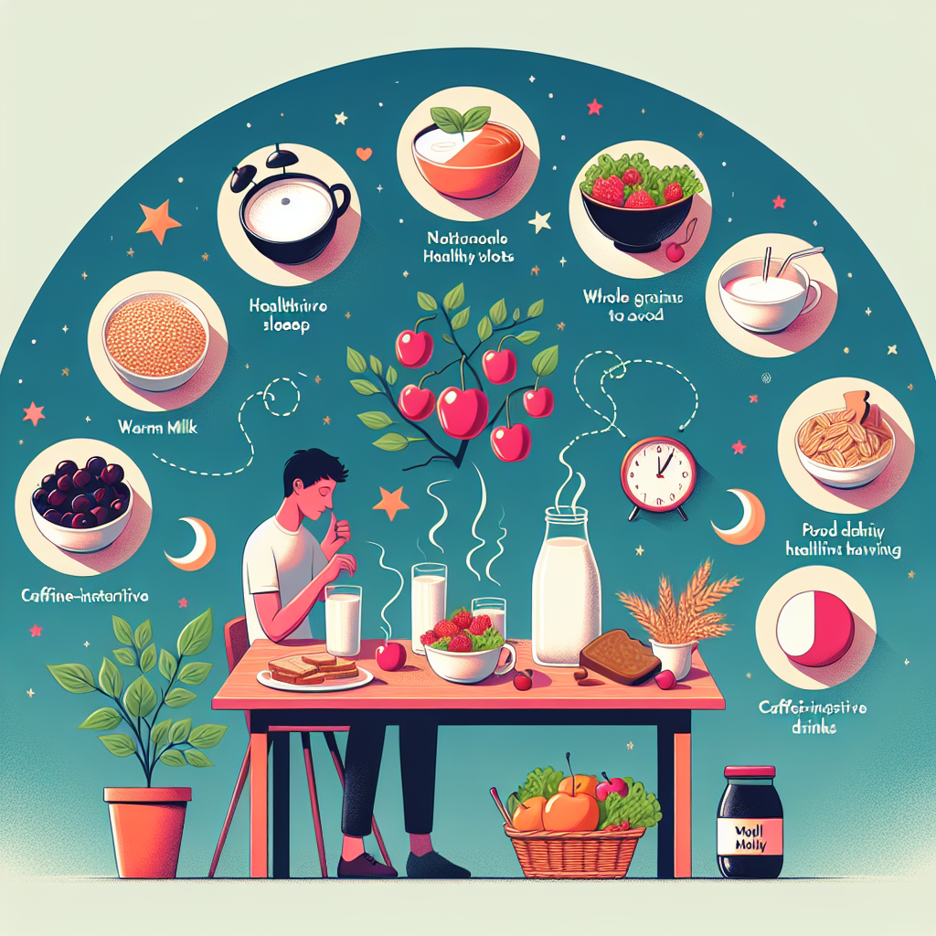 불면증 해소를 위한 자연 식단법과 피해야 할 습관은 무엇일까