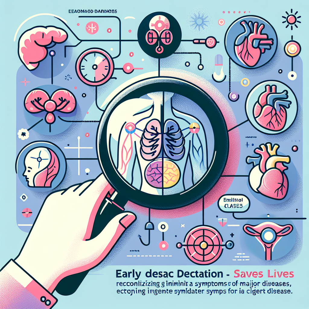 초기 증상으로 알아보는 주요 질병 위험, 조기 발견이 생명을 구한다