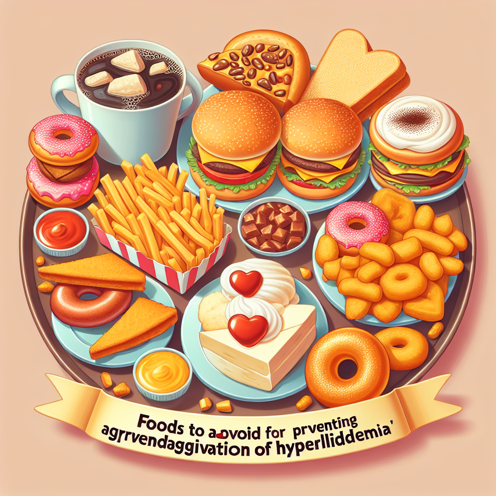 고지혈증 악화 방지 위해 피해야 할 음식은?