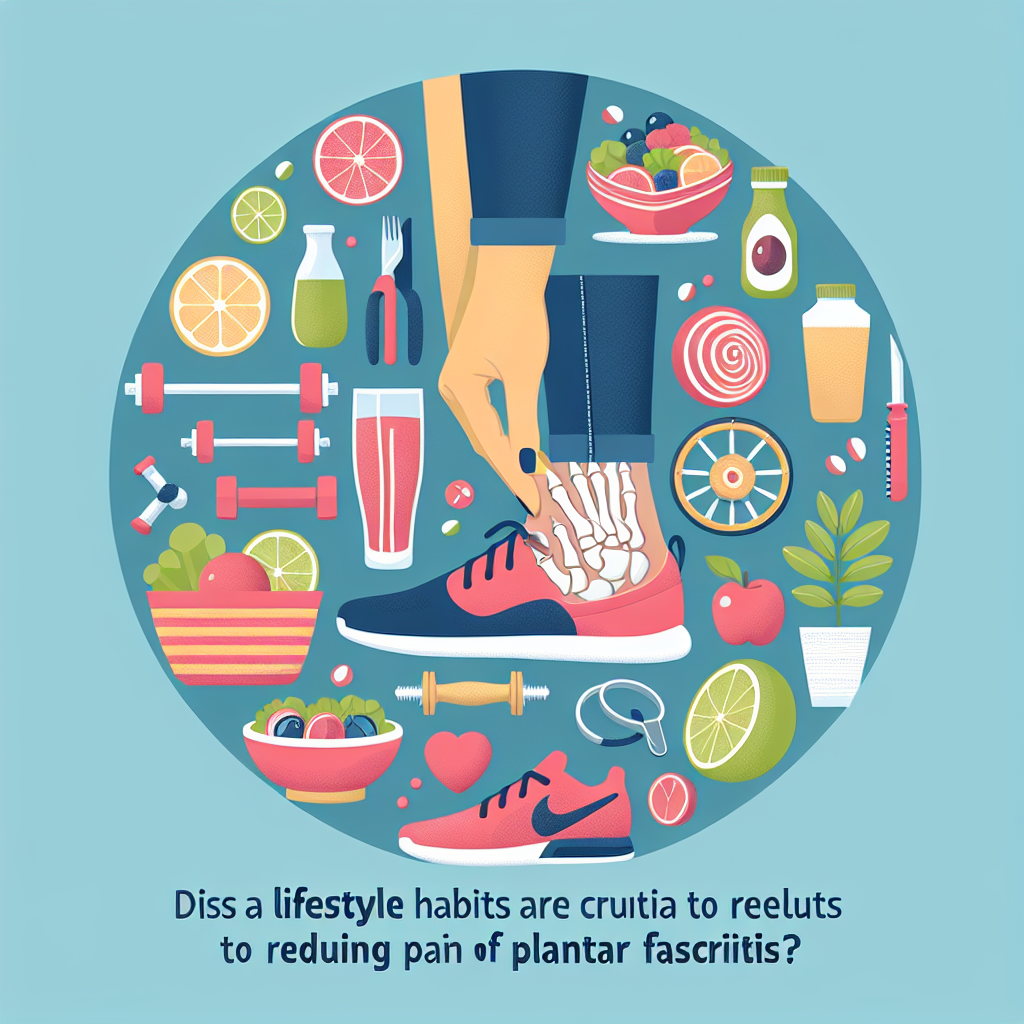 족저근막염 통증을 줄이려면 생활습관이 꼭 중요할까요