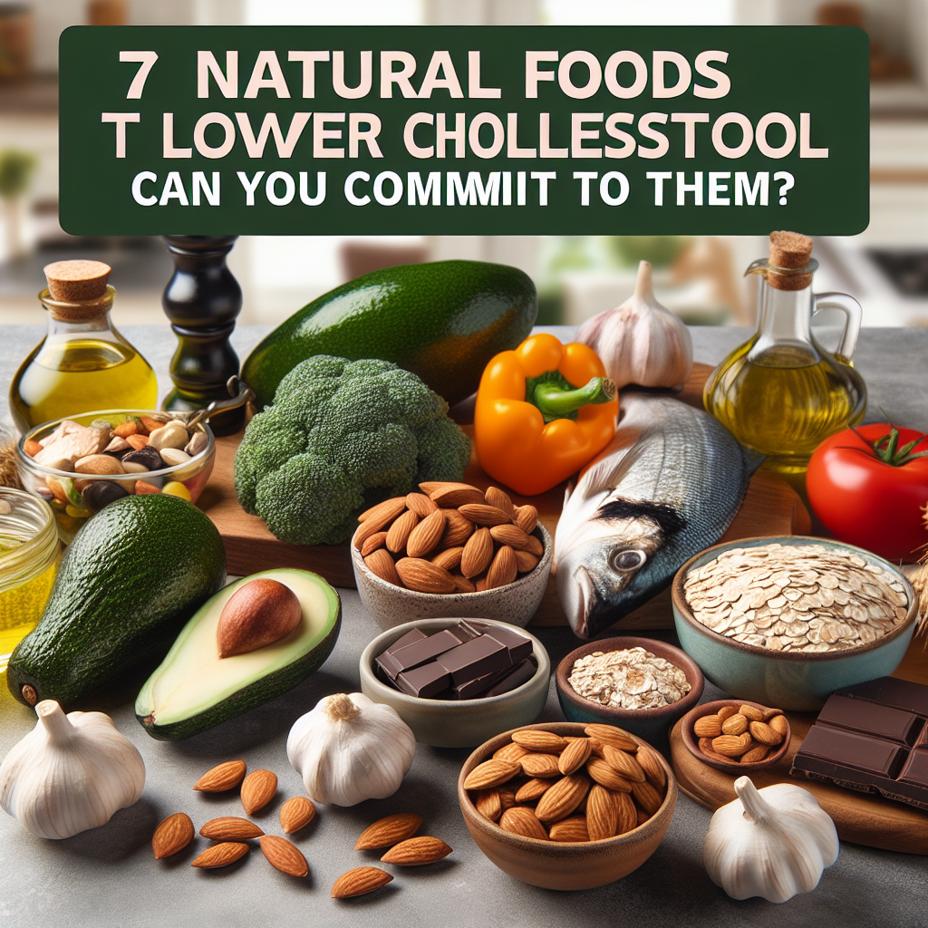 콜레스테롤 낮추는 자연식품 7가지, 당신도 실천할 수 있나요