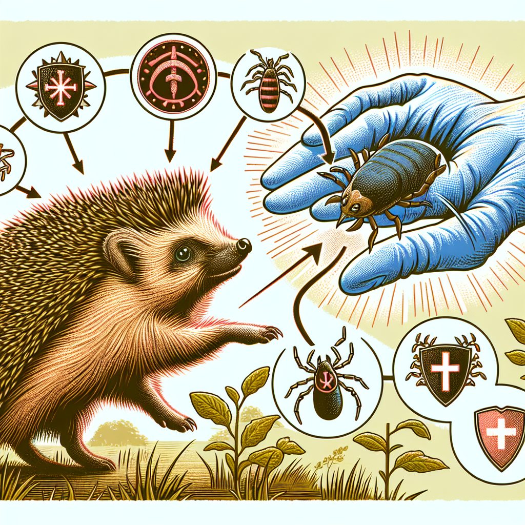 고슴도치와 진드기 공흡식이 병원체 자연 전파를 촉진할까 위험 신호일까