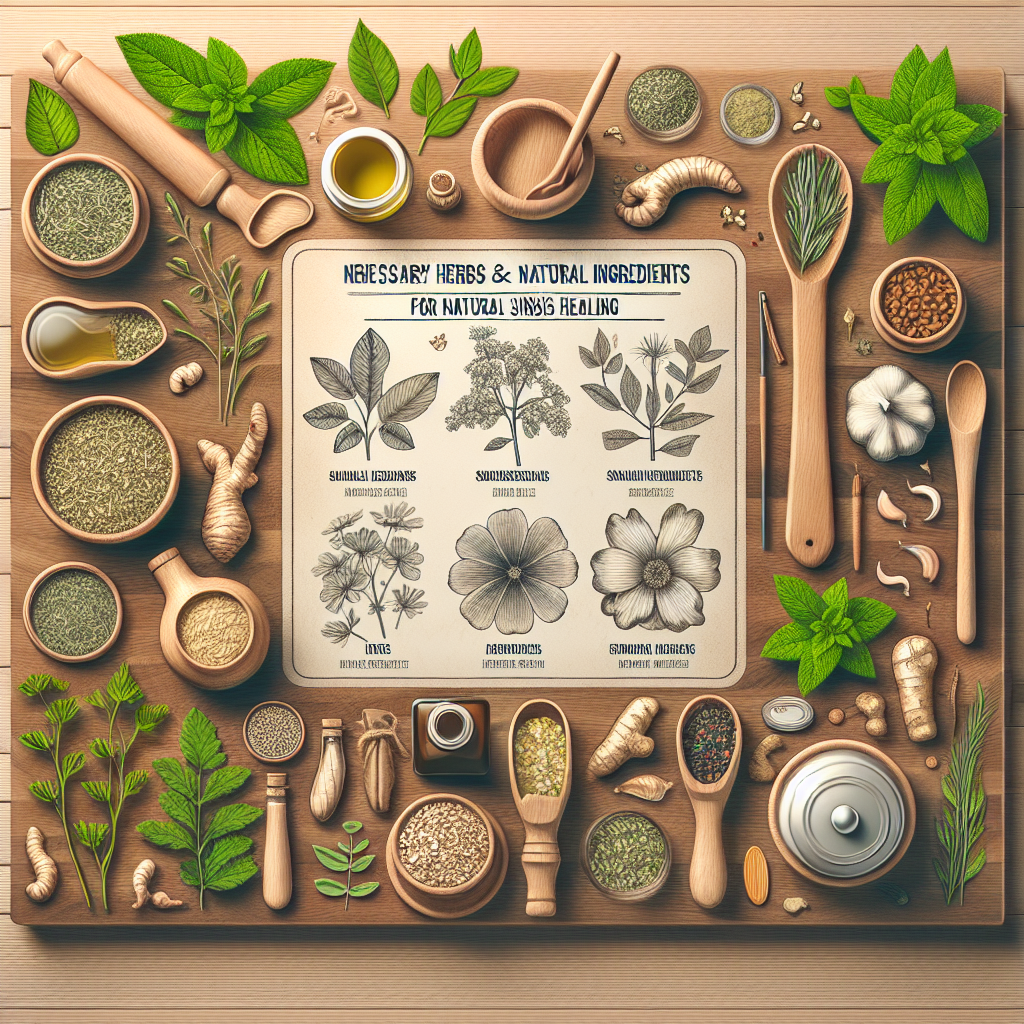 자연치유를 위해 꼭 알아야 할 비염 허브와 천연재료는?