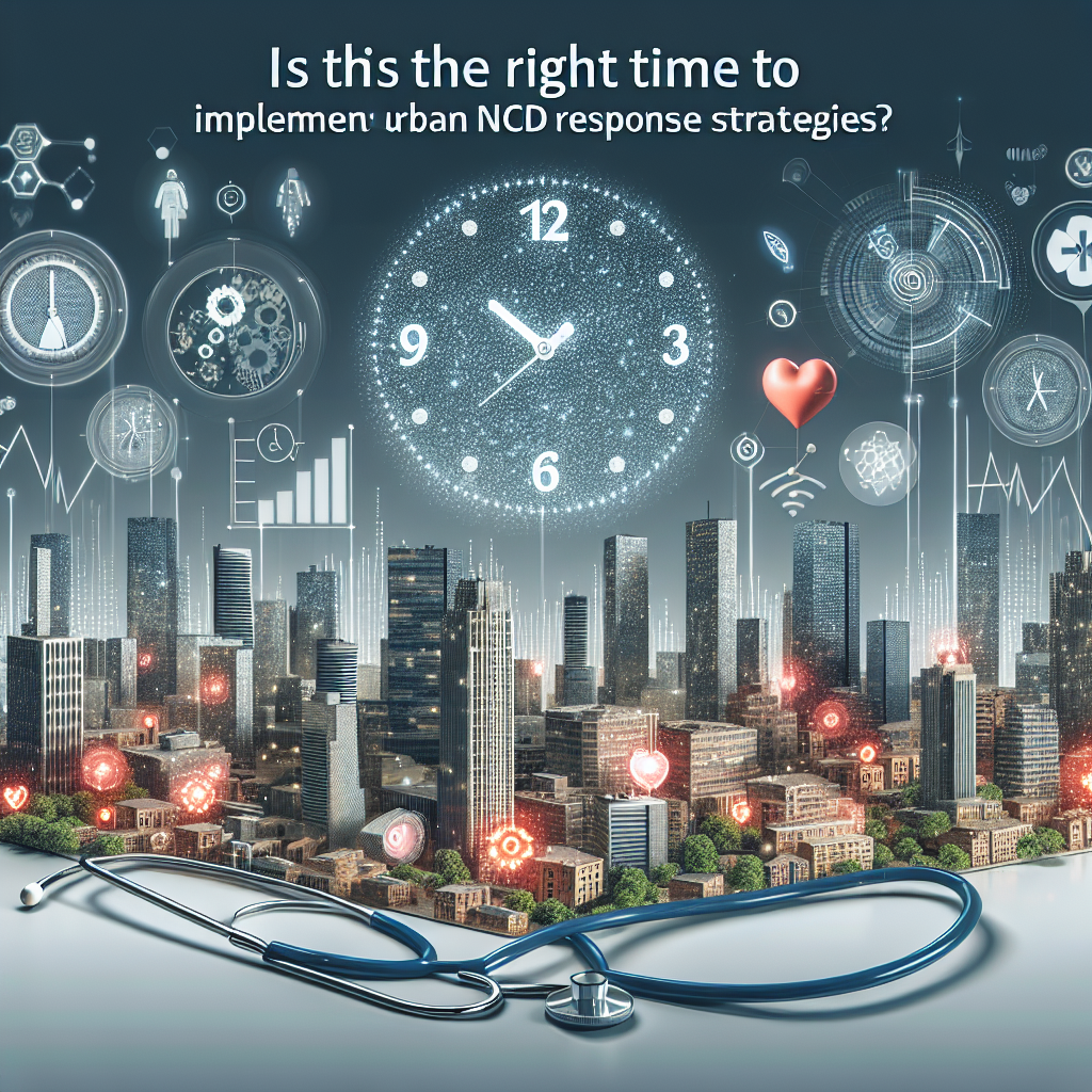 지금이 바로 도시 중심 NCD 대응 전략을 실천해야 할 시점인가