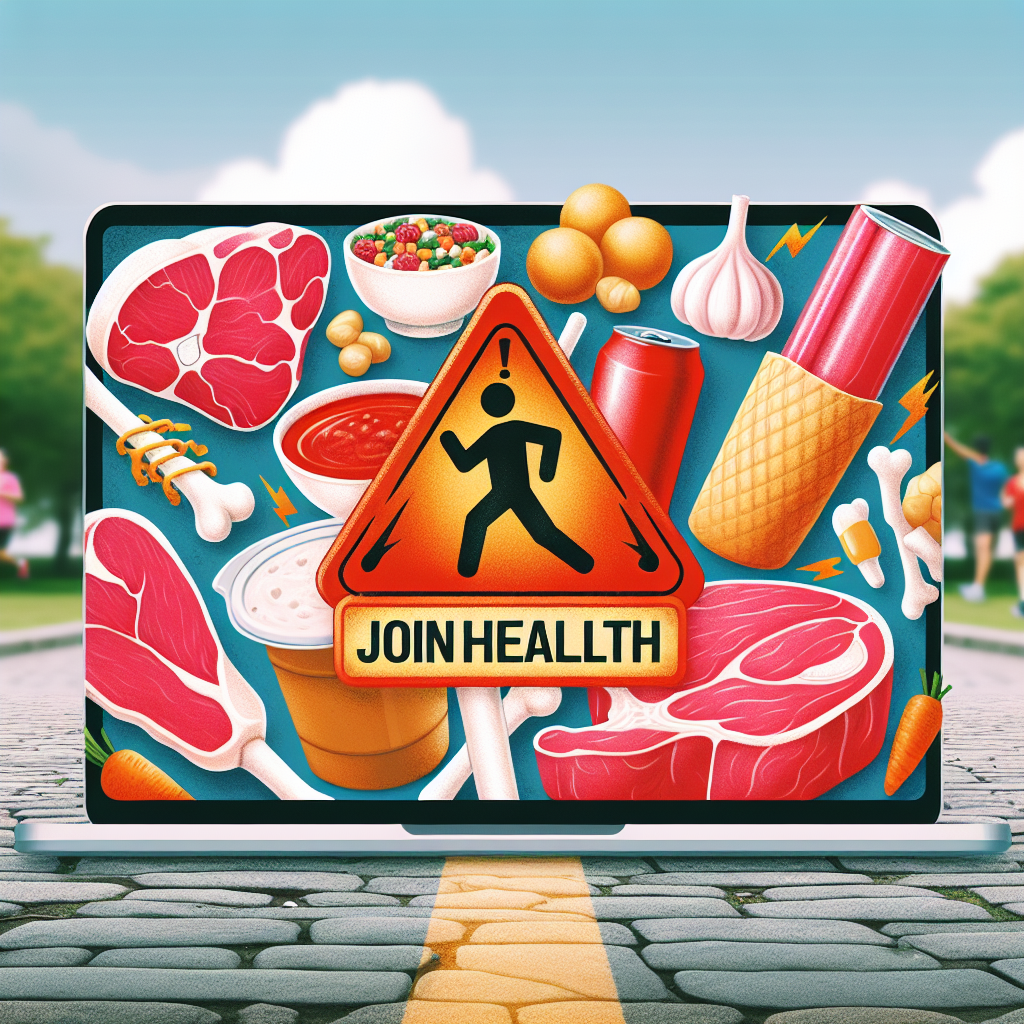 관절 건강에 해로운 음식은 무엇일까 경고와 실천법