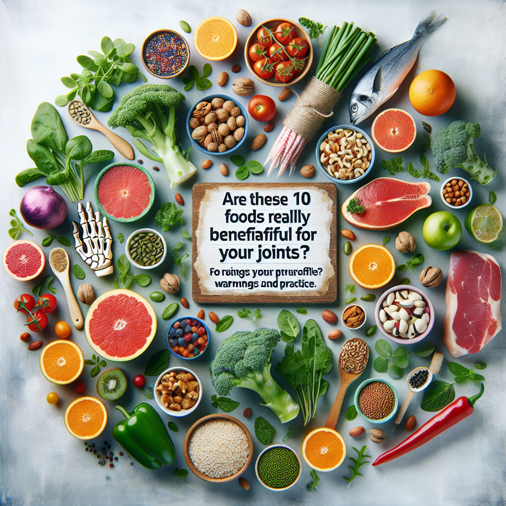 관절에 좋은 음식 10가지 정말 효과 있을까 경고와 실천법