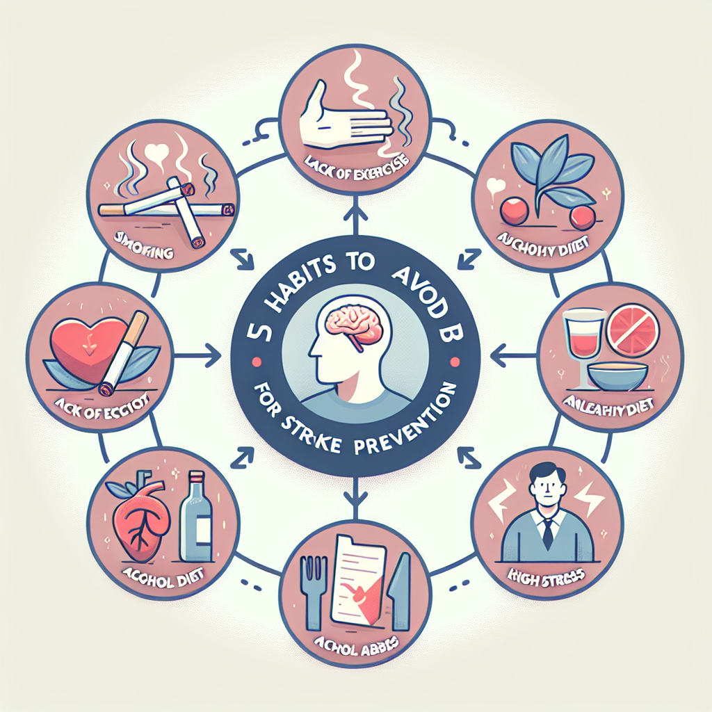 뇌졸중 예방을 위해 반드시 피해야 할 5가지 습관은 무엇인가요