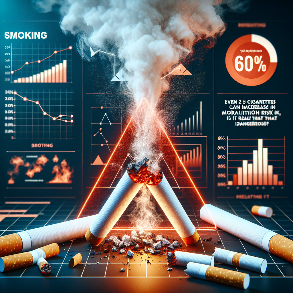 흡연 경고! 하루 2~5개비도 사망 위험 60% 증가, 정말 위험할까?
