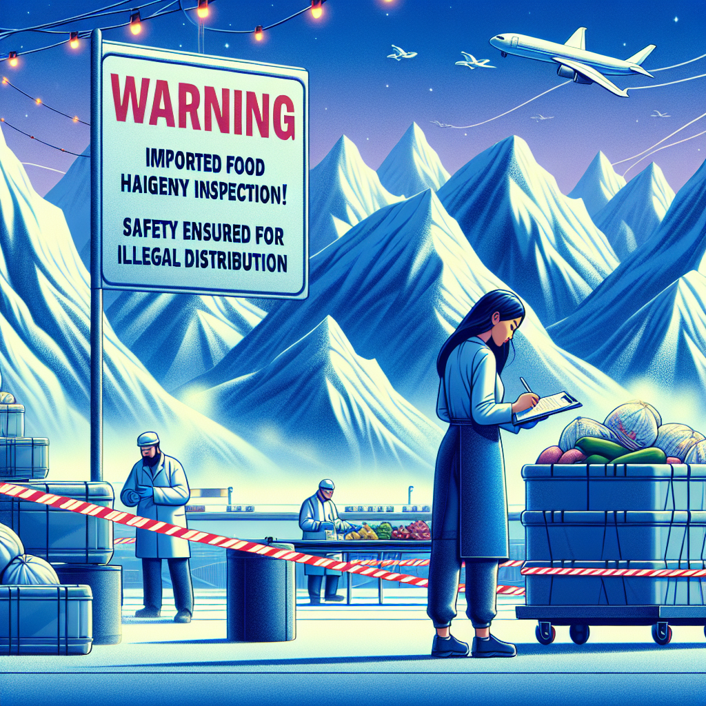 수입식품 위생 점검 경고! 2025년 불법 유통 산 넘어 안전 확보