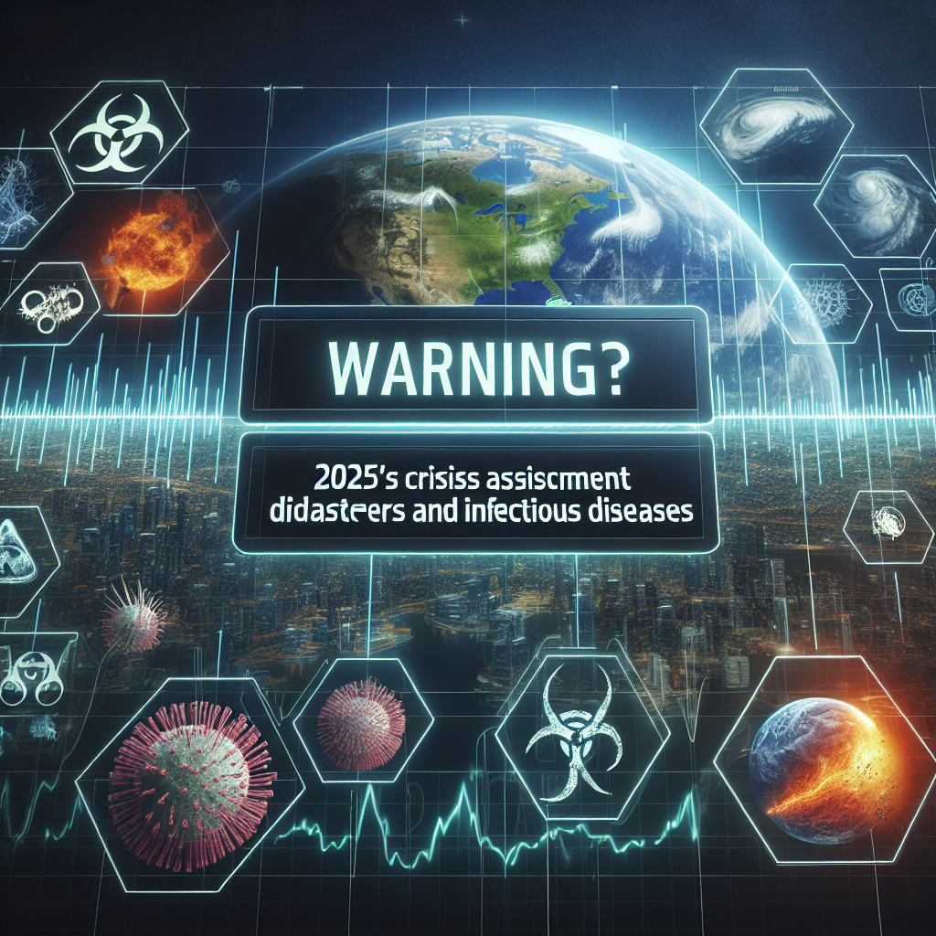 경고 위험? 2025년 자연재해와 감염병 연계 위기평가