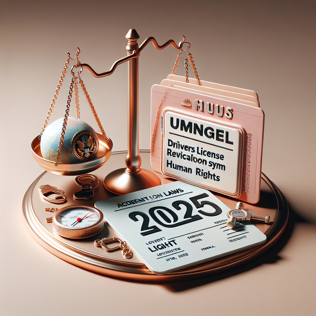 면허취소 제도와 인권 위기 맞서야 할 2025년 법 개정이 시급한 이유